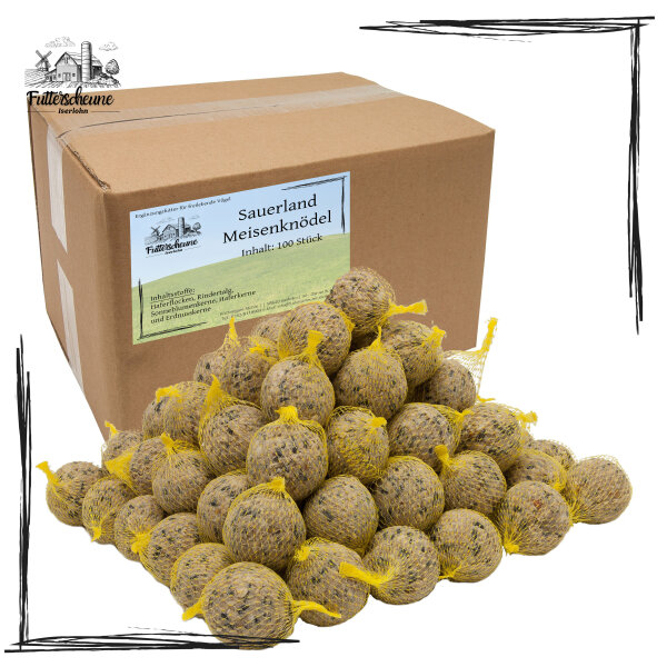 Sauerland Meisenknödel 100er Karton mit Netz
